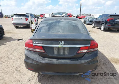 2014 Honda Civic Lx из США, поврежденный, VIN 2HGFB2F57EH553302